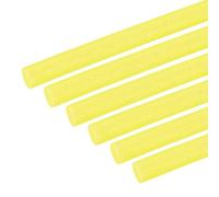 PATIKIL Backer Rod 13/16 In x 3.3 Ft, 6 Pcs Foam Rod Caulk Saver Expansion Joint Filler Rope Weather Strip Foam Noodle for Gaps Concrete Crack Filling DIY Craft (20mm Dia), Yellow