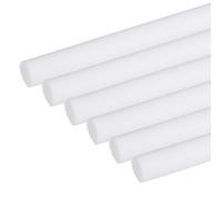 PATIKIL Backer Rod 13/16 In x 3.3 Ft, 6 Pcs Foam Rod Caulk Saver Expansion Joint Filler Rope Weather Strip Foam Noodle for Gaps Concrete Crack Filling DIY Craft (20mm Dia), White