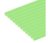 PATIKIL Backer Rod 3/8 In x 3.3 Ft, 12 Pcs Foam Rod Caulk Saver Expansion Joint Filler Rope Weather Strip Foam Noodle for Gaps Concrete Crack Filling DIY Craft (10mm Dia), Green