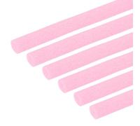 PATIKIL Backer Rod 3/8 In x 3.3 Ft, 6 Pcs Foam Rod Caulk Saver Expansion Joint Filler Rope Weather Strip Foam Noodle for Gaps Concrete Crack Filling DIY Craft (10mm Dia), Pink