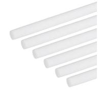 PATIKIL Backer Rod 9/16 In x 3.3 Ft, 6 Pcs Foam Rod Caulk Saver Expansion Joint Filler Rope Weather Strip Foam Noodle for Gaps Concrete Crack Filling DIY Craft (15mm Dia), White