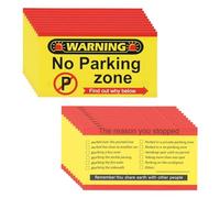 PATIKIL Bad Parking Cards No Parking Zone Cards, 200 Pack Funny Cards Car Accessories
