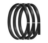 PATIKIL Bamboo Strips for Weaving 7/16" x 10 Ft, 3 Pack Thin Flat Wicker Rattan Cane Reed for Making Basket Webbing DIY Crafts, Black