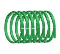 PATIKIL Bamboo Strips for Weaving 7/16" x 10 Ft, 7 Pack Thin Flat Wicker Rattan Cane Reed for Making Basket Webbing DIY Crafts, Green