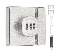 PATIKIL Barn Door Combination Lock with Password, 3 Digit Mechanical Password Lock for Sliding Door Gate Cabinets Closet, Silver
