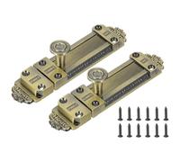 PATIKIL Barrel Bolt Latch, 2 Pack 4 Inch Slide Door Locks Zinc Alloy Gate Door Catch Bolt Latch for Bathroom Bedroom Barn Warehouse, Bronze