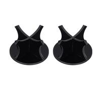 PATIKIL Baseball Holders for Balls, 2 Pcs Acrylic Display Stand Small Ball for Baseball Golf Softball Tennis Sport Stand Ball, Black