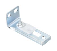 PATIKIL Bifold Door Hardware, 0.9 Inch Bi-Fold Door Bottom Bracket Bifold Closet Door Hardware Repair Part Kit for Folding Closet Sliding Door, Silver