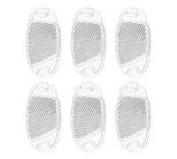 PATIKIL Bike Wheel Reflectors, 6 Pcs Plastic Universal Oval Safety Bicycle Wheel Rim Reflective Warning Reflective for Trailer Mountain Bike Bicycles Night Riding, White