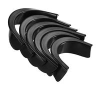 PATIKIL Billiard Hole Liners, 6 Pack Pool Table Pocket Liners Rubber Pool Table Hole Liners Replacement for Pool Table Billiard, Black