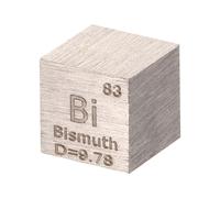 Patikil Bismuth Cube, 10mm High Density Element Cube for Lab Experiment and Scientific Classes