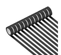 PATIKIL Black Masking Tape 15mm x 13Meter, 12 Rolls Color Code Labeling Painters Tape for Arts Crafts Wall Painting Science Lab Organizing