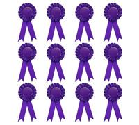 PATIKIL Blank Award Ribbon, 12Pcs Prize Ribbon Award Medal Winner Ribbon Recognition Participation Ribbon for Competition, Sport Event and Party,Wedding, Dark Purple