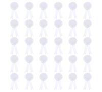 PATIKIL Blank Award Ribbon, 30 Pcs Prize Ribbon Award Medal Winner Ribbon Recognition Participation Ribbon for Competition, Sport Event and Party, Wedding, White