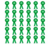 PATIKIL Blank Award Ribbon, 30 Pcs Prize Ribbon Award Medal Winner Ribbon Recognition Participation Ribbon for Competition, Sport Event and Party, Wedding, Green