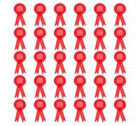 PATIKIL Blank Award Ribbon, 30 Pcs Prize Ribbon Award Medal Winner Ribbon Recognition Participation Ribbon for Competition, Sport Event and Party, Wedding, Red