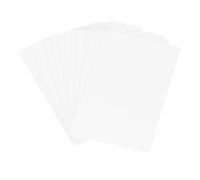 PATIKIL Blank PVC Cards, 12 Pack Inkjet Plastic ID Card CR80 30 MIL White Printable Business Cards, Waterproof Double Sided Printing for Photo ID Badge Inkjet Printers Glossy, White