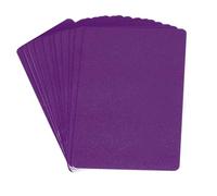 PATIKIL Blank PVC Cards, 12 Pack Inkjet Plastic ID Card CR80 30 MIL White Printable Business Cards, Waterproof Double Sided Printing for Photo ID Badge Inkjet Printers Frosted, Purple