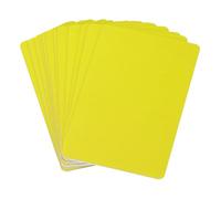 PATIKIL Blank PVC Cards, 12 Pack Inkjet Plastic ID Card CR80 30 MIL White Printable Business Cards, Waterproof Double Sided Printing for Photo ID Badge Inkjet Printers Glossy, Yellow