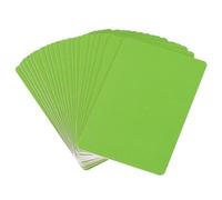 PATIKIL Blank PVC Cards, 20 Pack Inkjet Plastic ID Card CR80 30 MIL White Printable Business Cards, Waterproof Double Sided Printing for Photo ID Badge Inkjet Printers Glossy, Green