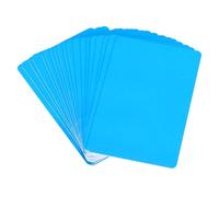 PATIKIL Blank PVC Cards, 20 Pack Inkjet Plastic ID Card CR80 30 MIL White Printable Business Cards, Waterproof Double Sided Printing for Photo ID Badge Inkjet Printers Frosted, Blue