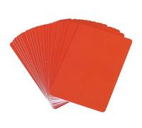 PATIKIL Blank PVC Cards, 20 Pack Inkjet Plastic ID Card CR80 30 MIL White Printable Business Cards, Waterproof Double Sided Printing for Photo ID Badge Inkjet Printers Frosted, Red