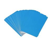 PATIKIL Blank PVC Cards, 30 Pack Inkjet Plastic ID Card CR80 30 MIL White Printable Business Cards, Waterproof Double Sided Printing for Photo ID Badge Inkjet Printers Glossy, Blue