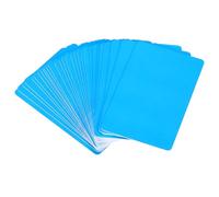 PATIKIL Blank PVC Cards, 30 Pack Inkjet Plastic ID Card CR80 30 MIL White Printable Business Cards, Waterproof Double Sided Printing for Photo ID Badge Inkjet Printers Frosted, Blue