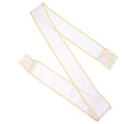 PATIKIL Blank Sash with Tassels, 1 Pcs Plain Birthday Sash Bachelorette Party Beauty Queen Sash for Women Bridesmaid Sash Mother to Be Sash for Homecoming Wedding Party, Champagne