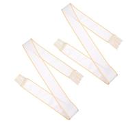 PATIKIL Blank Sash with Tassels, 2 Pcs Plain Birthday Sash Bachelorette Party Beauty Queen Sash for Women Bridesmaid Sash Mother to Be Sash for Homecoming Wedding Party, Champagne