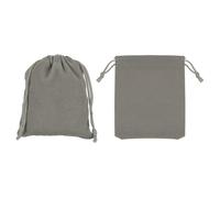 PATIKIL Bluetooth Headphone Bag, 2 Pcs 2.76x1.97 Inch Travel Headset Carrying Storage Pouch Soft Drawstring for Over-Ear Headphones Gaming Headset, Gray