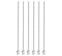 PATIKIL Blunt Tip Dispensing Needle 14G, 6 Pcs 5 Inch Stainless Steel Liquid Dispenser Needles with Lure Lock for Refilling Liquid Inks Adhesives Glue