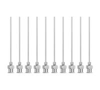 PATIKIL Blunt Tip Dispensing Needle 18G, 10 Pcs 2 Inch Stainless Steel Liquid Dispenser Needles with Lure Lock for Refilling Liquid Inks Adhesives Glue