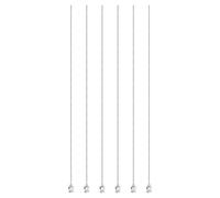 PATIKIL Blunt Tip Dispensing Needle 18G, 6 Pcs 10 Inch Stainless Steel Liquid Dispenser Needles with Lure Lock for Refilling Liquid Inks Adhesives Glue