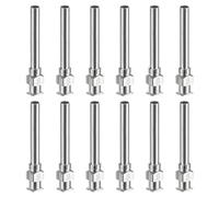 PATIKIL Blunt Tip Dispensing Needle 8G, 12 Pcs 1 Inch Stainless Steel Liquid Dispenser Needles with Lure Lock for Refilling Liquid Inks Adhesives Glue