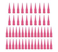 PATIKIL Blunt Tip Tapered Dispensing Needle 20G, 50 Pcs Plastic Tapered Pinhead Blunt End Liquid Dispenser Fill Needle for Refilling Liquid Inks Adhesives Glue, Pink