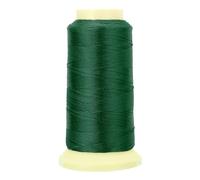 PATIKIL Bonded Thread, 0.4 mm 550 Yards Polyester Sewing Cord for Weave Bracelets Pendant Ropes Macrame Bookbinding DIY Craft, Emerald Green