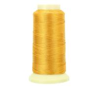 PATIKIL Bonded Thread, 0.4 mm 550 Yards Polyester Sewing Cord for Weave Bracelets Pendant Ropes Macrame Bookbinding DIY Craft, Yellow