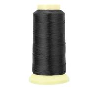 PATIKIL Bonded Thread, 0.4 mm 550 Yards Polyester Sewing Cord for Weave Bracelets Pendant Ropes Macrame Bookbinding DIY Craft, Black