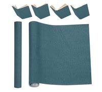 PATIKIL Book Binding Cloth, 51 x 11 Inches Book Cloth for Binding Repairing Fabric Surface Paper Backed Bookbinding Supplies, Dark Blue