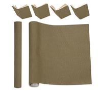 PATIKIL Book Binding Cloth, 51 x 11 Inches Book Cloth for Binding Repairing Fabric Surface Paper Backed Bookbinding Supplies, Brown