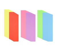 PATIKIL Book Dividers with Tab, 11.8x2" Multicolor Plastic Book Binder Index Card Files Dividers Separator with Sticker on for Storage Box Drawer Magazines Vinyl Record, 30Pcs