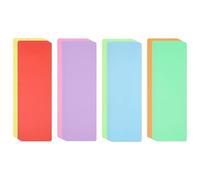 PATIKIL Book Dividers with Tab, 11.8x3.9" Multicolor Plastic Book Binder Index Card Files Dividers Separator with Sticker on for Storage Box Drawer Magazines Album, 24Pcs