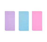 PATIKIL Book Dividers with Tab, 11.8x5.9" Pink/Blue/Purple Plastic Book Binder Index Card Files Dividers Separator with Sticker on for Storage Box Drawer Magazines Album, 12Pcs