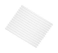 PATIKIL Borosilicate Glass Stick, 7.87inch 6mm Diameter Glass Stirring Rod Coffee Cocktail Stirrers Stir Spoons Stirring Sticks for Mixing Lab Kitchen Bar, 12Pcs