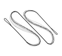 PATIKIL Bow String Replacement,12 Strands Recurve Bowstring for AMO 50" Traditional Recurve Bow, Black