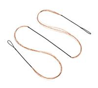 PATIKIL Bow String Replacement,12 Strands Recurve Bowstring for AMO 57" Traditional Recurve Bow, Black Orange