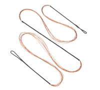 PATIKIL Bow String Replacement,12 Strands Recurve Bowstring for AMO 59" Traditional Recurve Bow, Black Orange