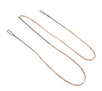 PATIKIL Bow String Replacement,12 Strands Recurve Bowstring for AMO 65" Traditional Recurve Bow, Black Orange