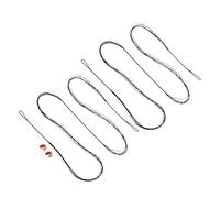 PATIKIL Bow String Replacement,12 Strands Recurve Bowstring with Nock Point for AMO 74" Traditional Bow, Black